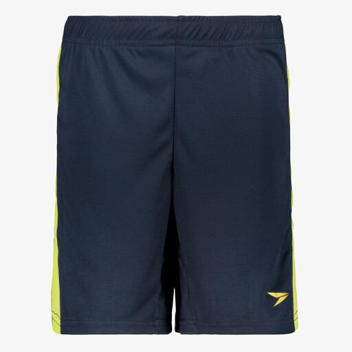 Kinder voetbalshort blauw geel
