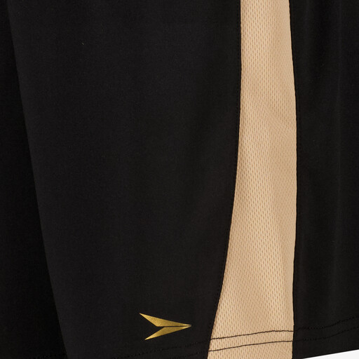 Kinder voetbalshort zwart beige