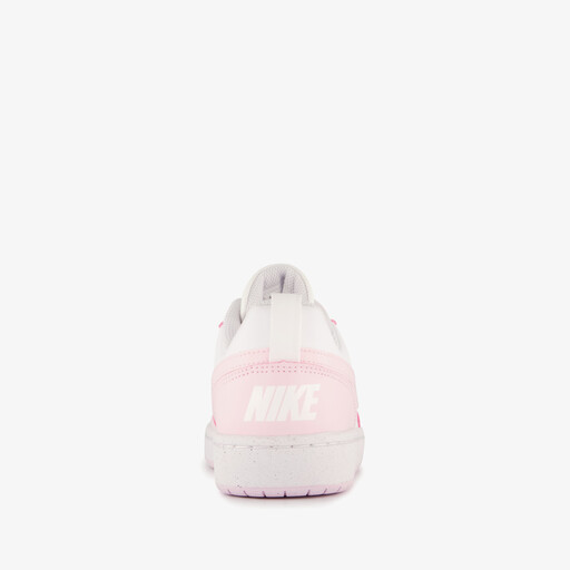 Court Borough Low Recraft meisjes sneakers wit roze