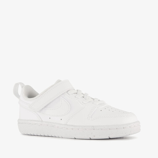 Court Borough Low Recraft kinder sneakers wit