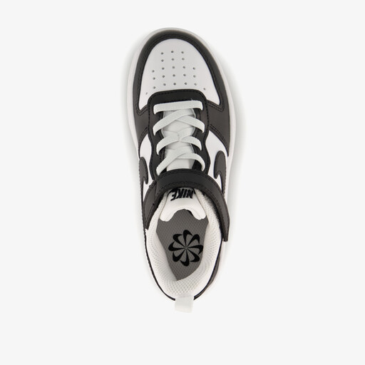 Court Borough Low Recraft kinder sneakers zwart wit