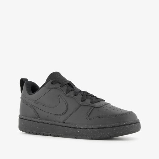 nike zwarte court borough low