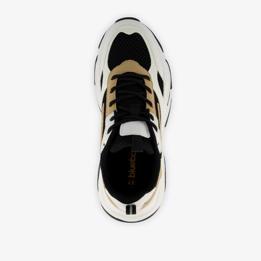 Dames dad sneaker wit zwart