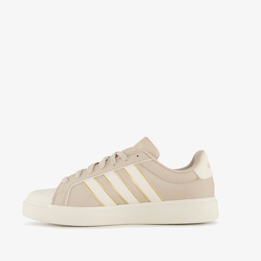 Streettalk dames sneaker beige goud