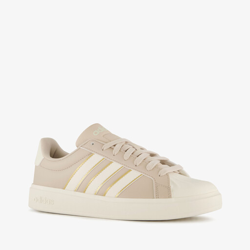 Streettalk dames sneaker beige goud
