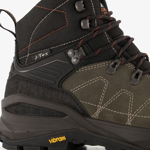 Heren cat. B wandelschoenen vibram zool zwart