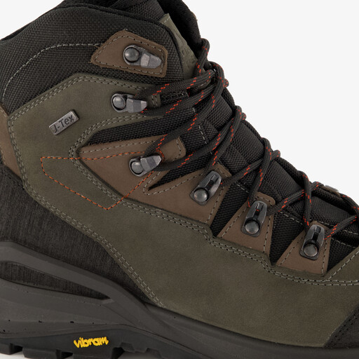 Heren cat. B wandelschoenen vibram zool bruin