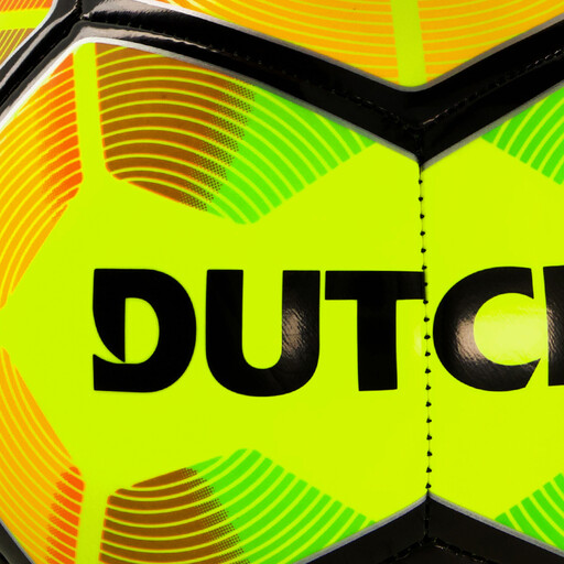 Voetbal geel zwart