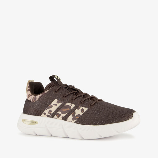 Cloudfoam Flex dames sneakers bruin wit