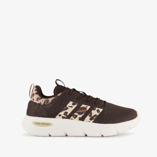 Cloudfoam Flex dames sneakers bruin wit