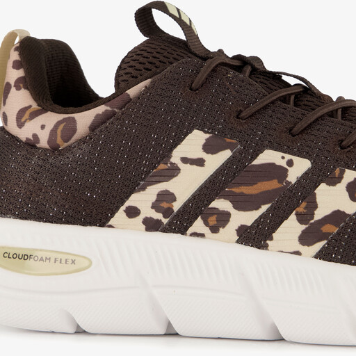 Cloudfoam Flex dames sneakers bruin wit
