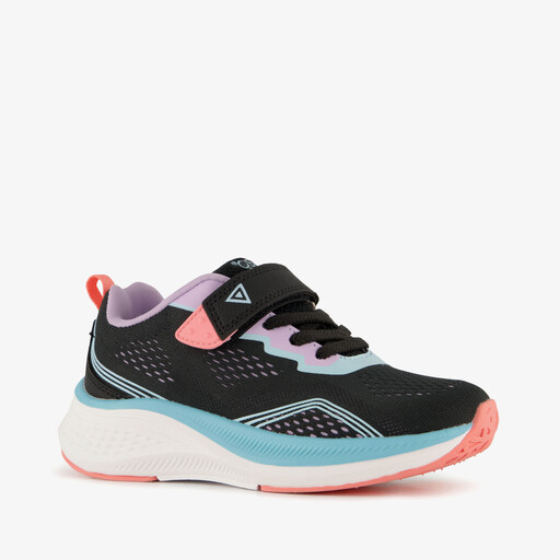 Meisjes sportschoenen zwart roze