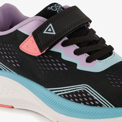 Meisjes sportschoenen zwart roze