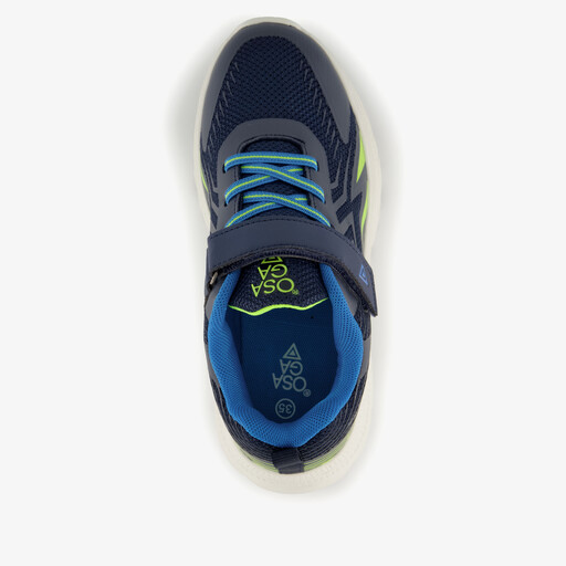 Kinder sportschoenen blauw groen