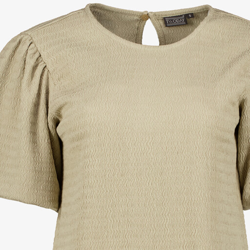 Dames top beige