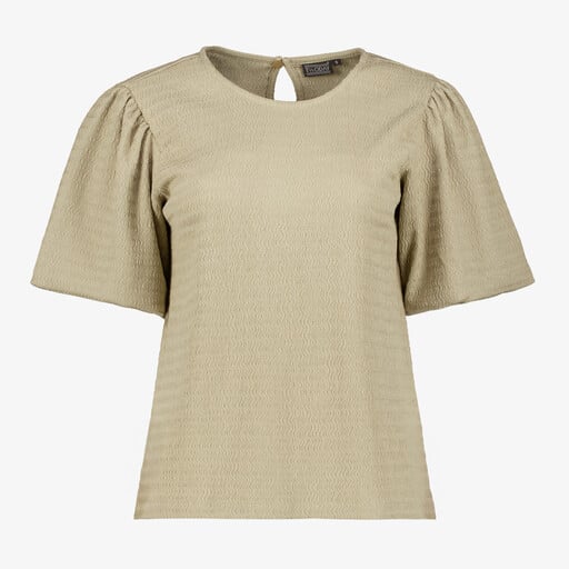 Dames top beige