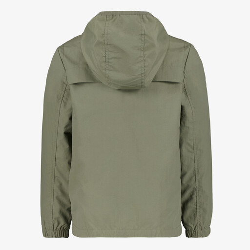 Jongens jas met capuchon groen