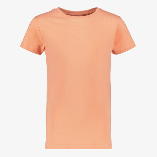 Basic meisjes T-shirt oranje