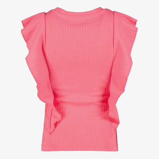 Meisjes top met ruches roze