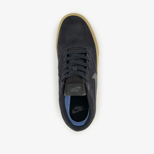 Charge suede heren sneakers zwart