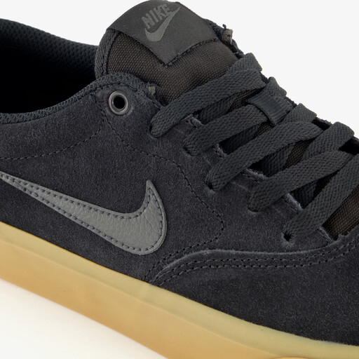 Charge suede heren sneakers zwart