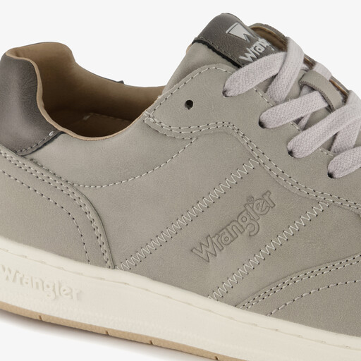 Heren sneakers grijs wit