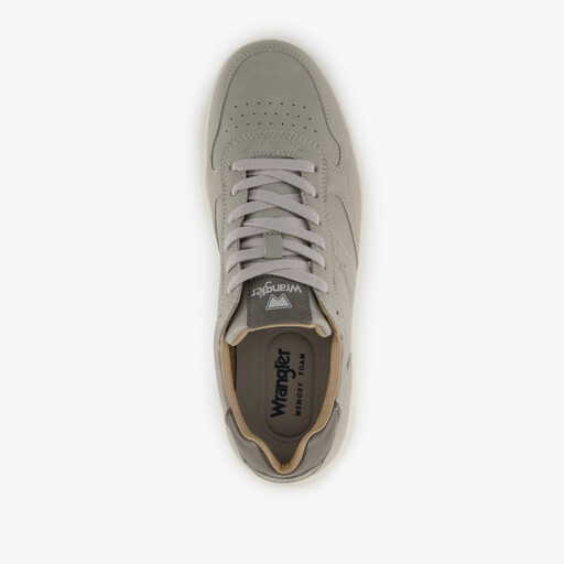 Heren sneakers grijs wit