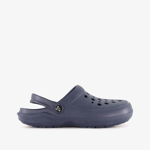 Heren klompen met hielbandje blauw