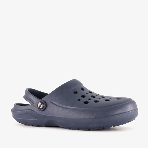 Heren klompen met hielbandje blauw