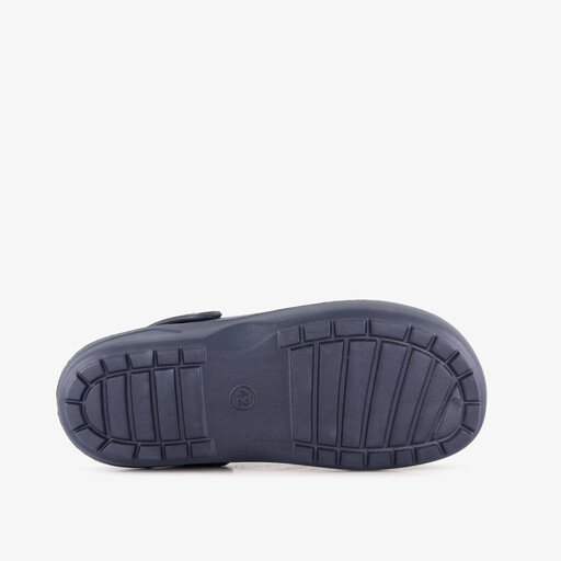 Heren klompen met hielbandje blauw