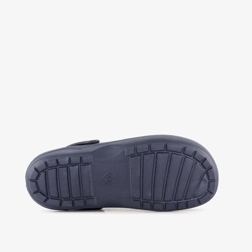 Heren klompen met hielbandje blauw