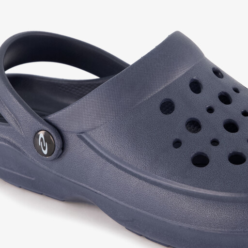 Heren klompen met hielbandje blauw