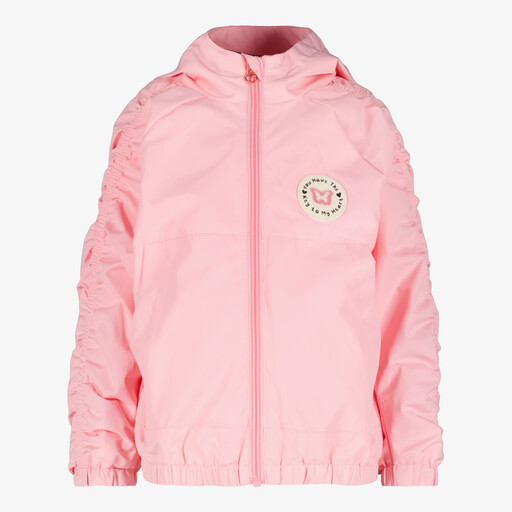 Meisjes zomerjas met capuchon lichtroze