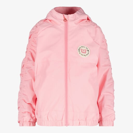 Meisjes zomerjas met capuchon lichtroze