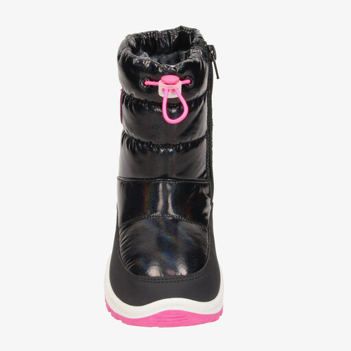 Gevoerde kinder snowboots zwart roze