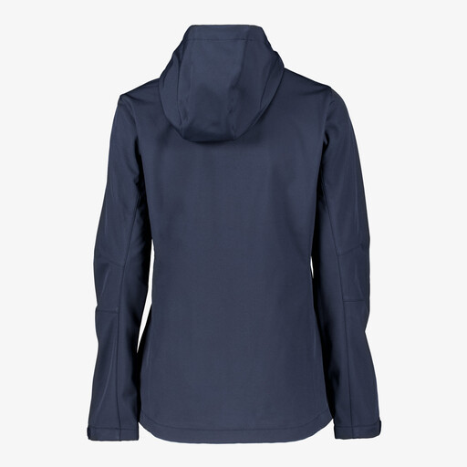 Dames softshell jas blauw