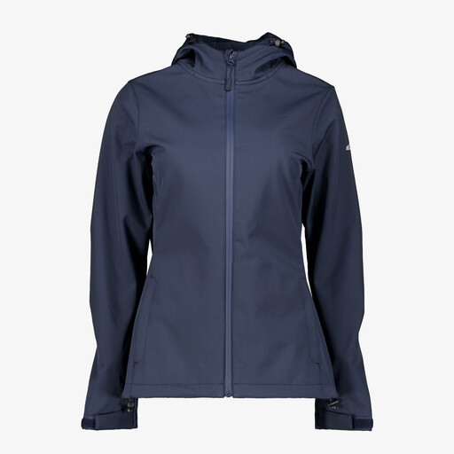 Dames softshell jas blauw