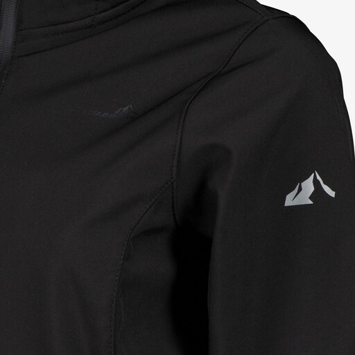 Dames softshell jas zwart