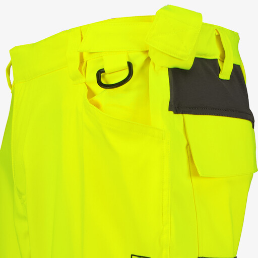 High-visibility Scuti heren werkbroek zwart geel