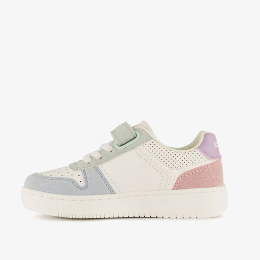 Meisjes sneakers wit pastel
