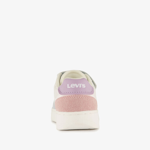 Meisjes sneakers wit pastel