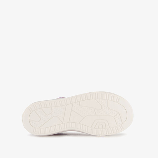 Hoge meisjes sneakers met glitters paars