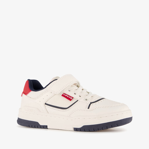 Jongens sneakers wit rood