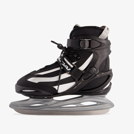 Power Play ijshockeyschaatsen zwart zilver