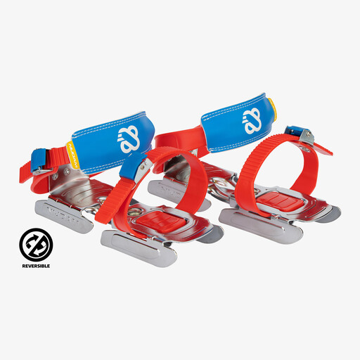 Bobbin’ Skoot kinder glij-ijzers rood geel
