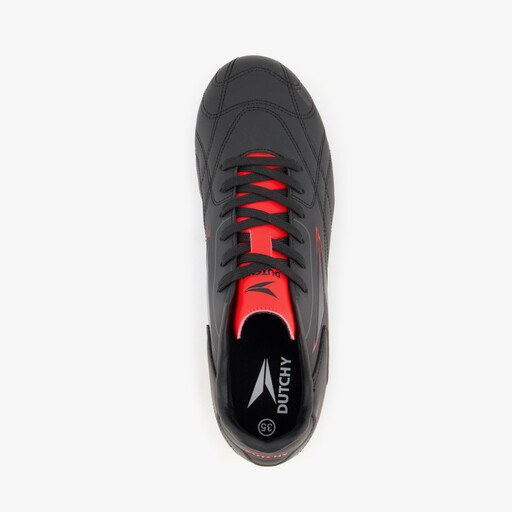 FG kinder voetbalschoenen zwart rood