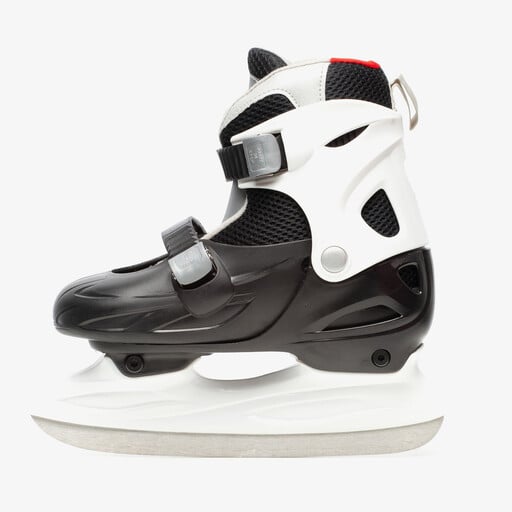 Ice Invader hardboot ijshockeyschaatsen zwart rood