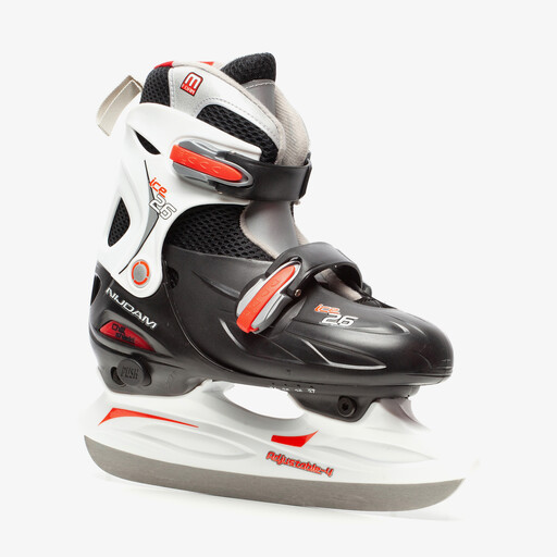 Ice Invader hardboot ijshockeyschaatsen zwart rood