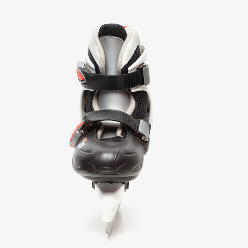 Ice Invader hardboot ijshockeyschaatsen zwart rood