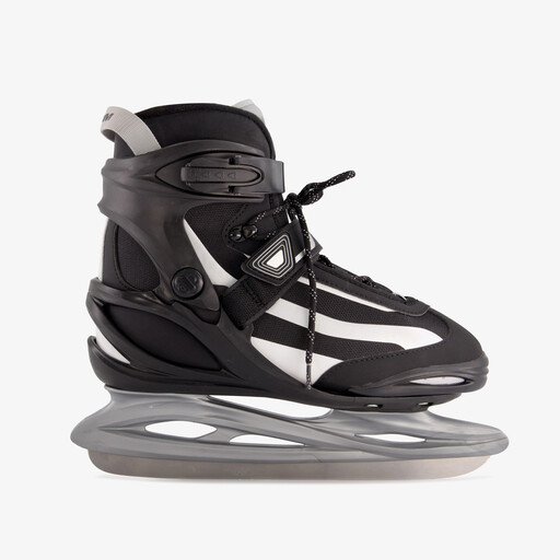 Power Play ijshockeyschaatsen zwart zilver